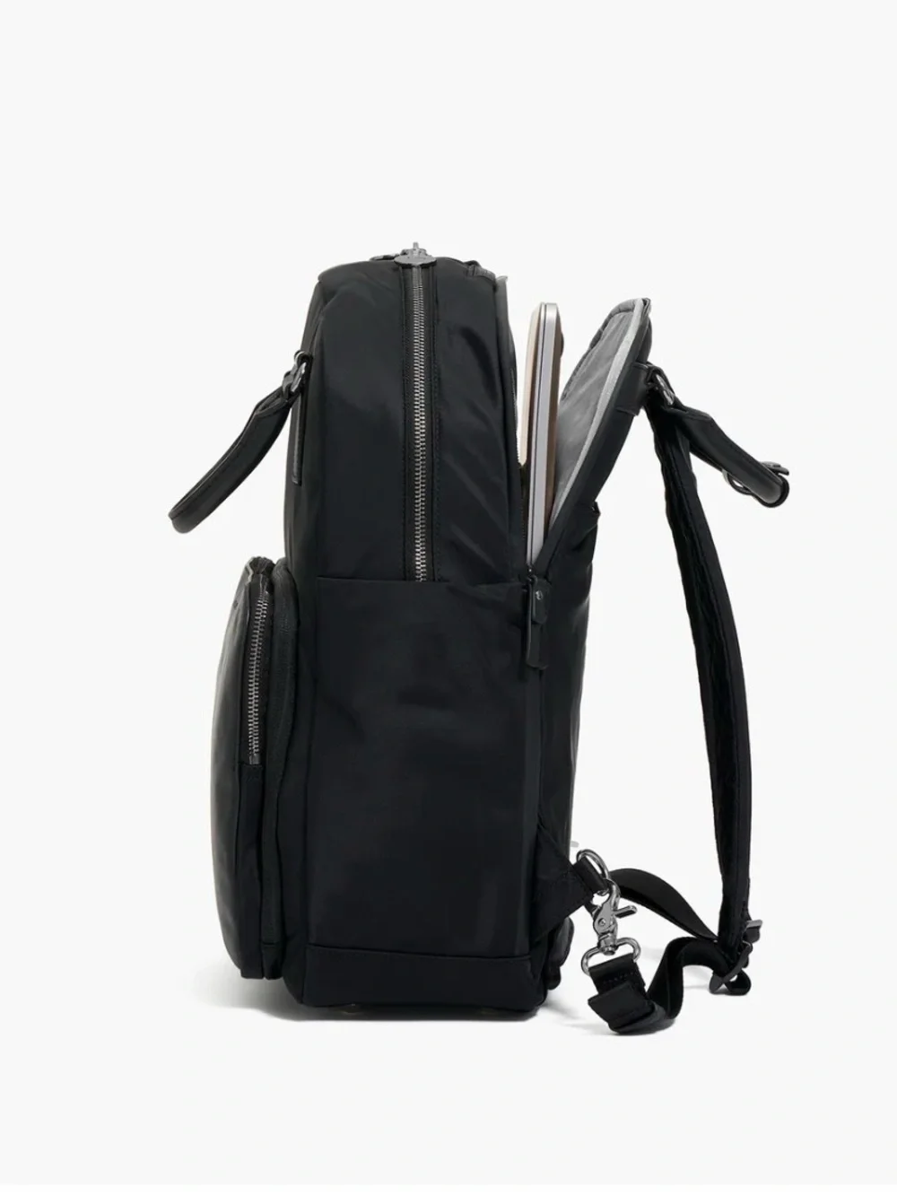 Lo & Sons Rowledge Laptop Backpack with Leather Accents